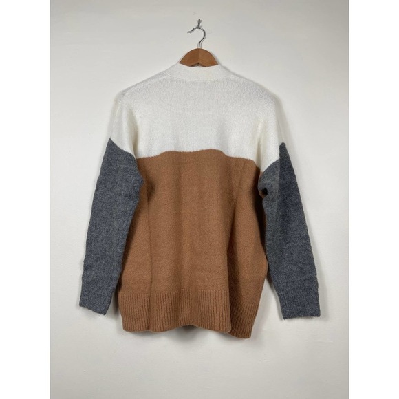 Madewell Allston Double-Button Cardigan Sweater in Colorblock - Picture 5 of 10